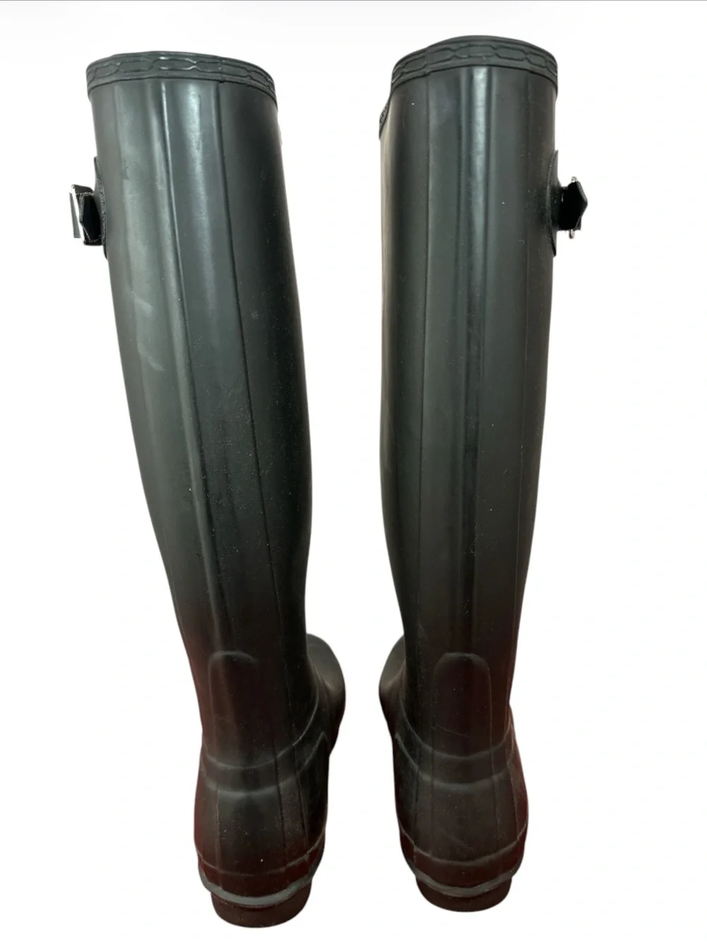 Hunter Tall Rain Boots Black Boot Size 9